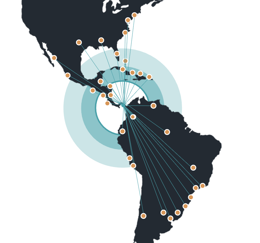 Mapa J Cain Destinos