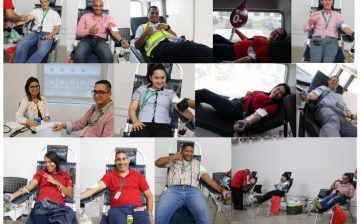 Colaboradores de J. Cain contribuyen con Donación de sangre